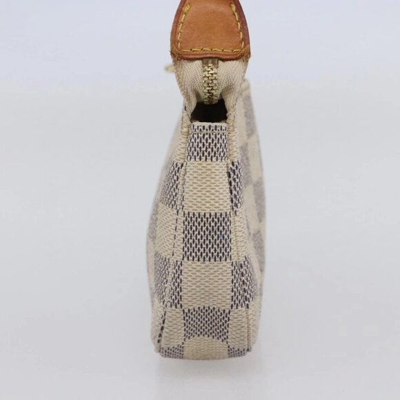 LOUIS VUITTON Damier Azur Mini Pochette Accessoires Pouch N63005 LV Auth 144622 - Picture 6 of 16